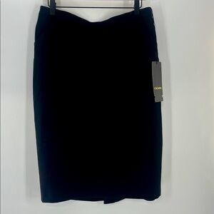 Escada Black Midi Skirt Size 42 NWT